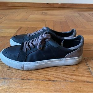 Garment Project leather & suede sneakers